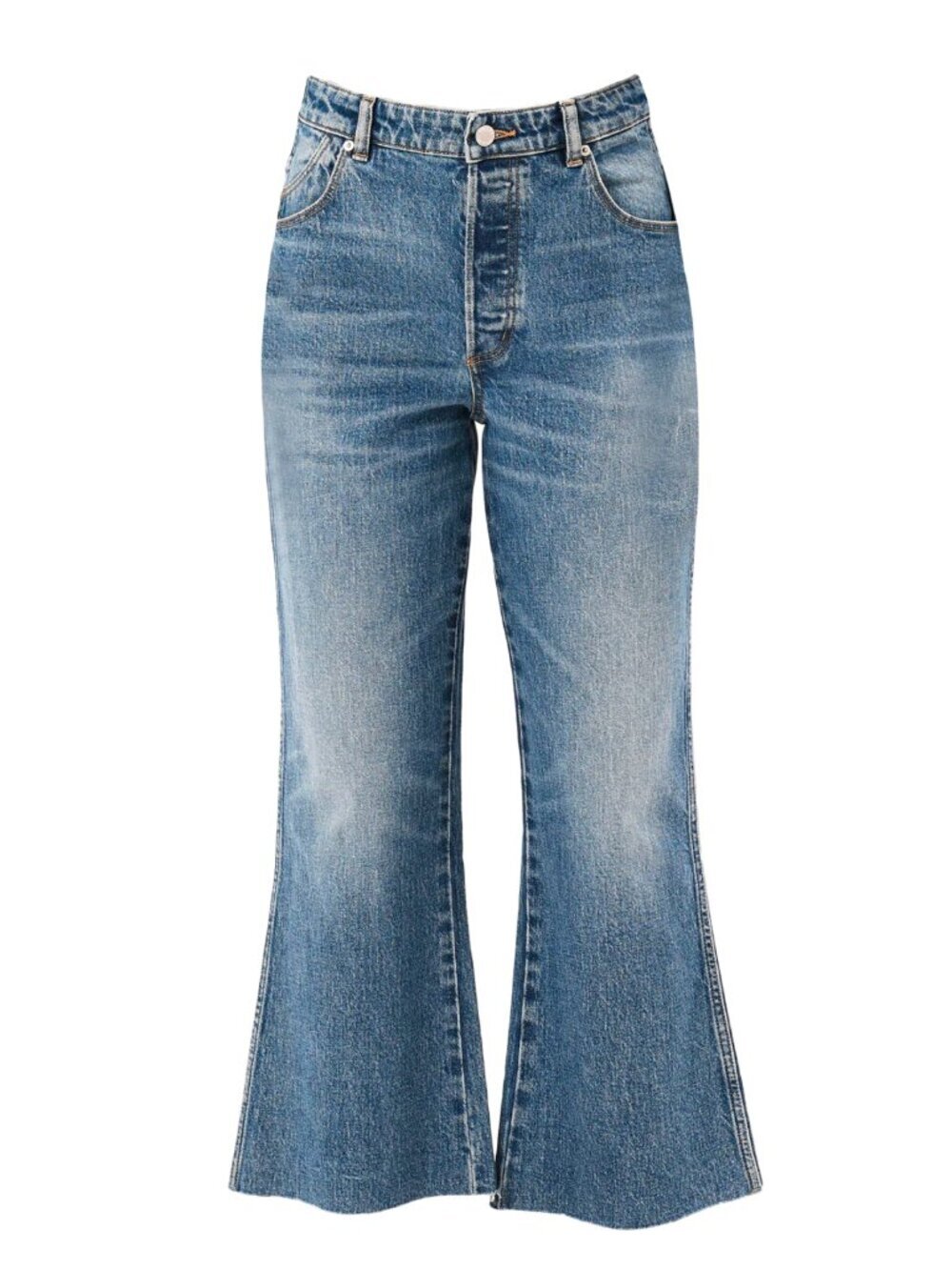 NWT Rolla's Classic Flare Crop Seattle in Vintage Blue Size 29